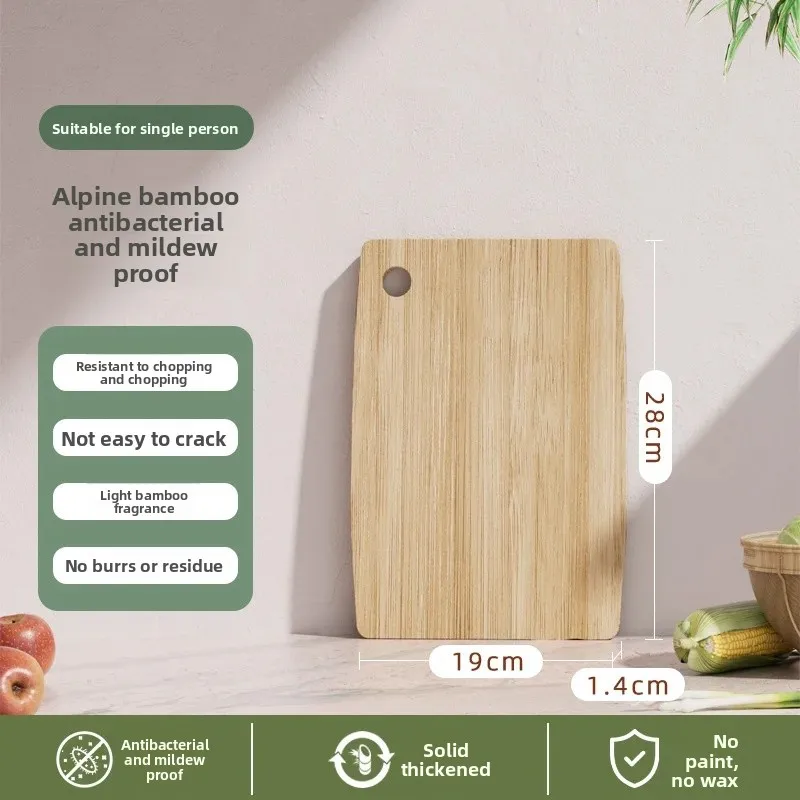 לוח חיתוך במבוק נאן עץ אמיתי למטבח לשימוש בבית לוח גלגול פאסטריות לוח חיתוך תת-מזון מסין