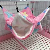 Warm Plush Hamster Hammock Small Animal Double-layer Thicken Sleeping Bag Nest Pets Rat Squirrel Hanging Cage House 3