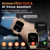 2025New1.95 inch Smart Watch Bluetooth Calls music IP68 Waterproof  Sports Mode Health Monitoring Voice control Smart Watch 3