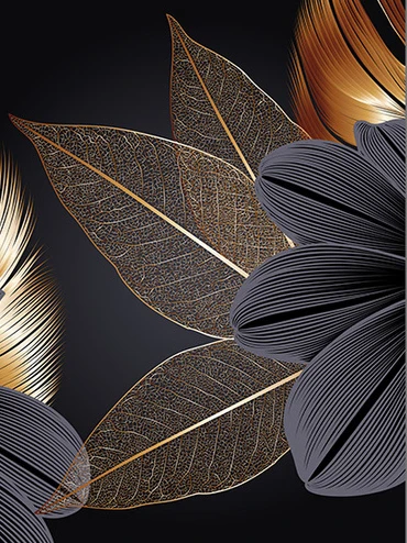 thumbnail image 1 of EverShine - Cuadro de diamantes con flores y cuentas, bordado en mosaico 5D, imagen abstracta de diamantes de imitación, bordado de hojas, decoración para el hogar, 1 of 5