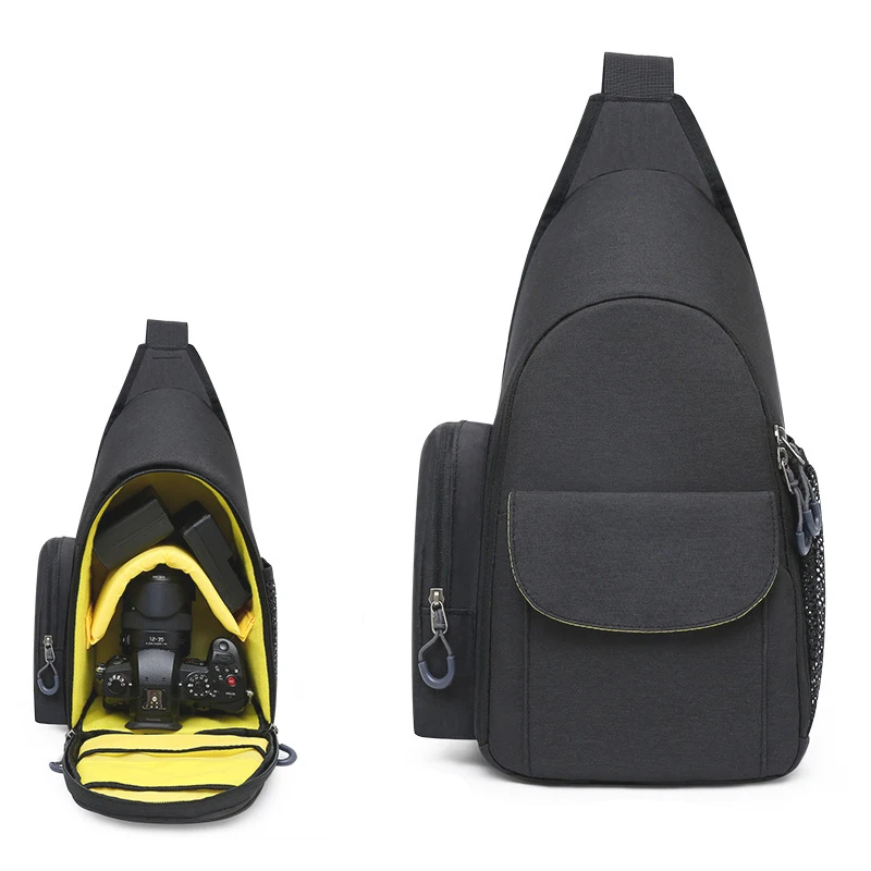 Nylon Shoulder Camera Bag Handbag Crossbody Chest Bag Sony Nikon Canon DSLR Digital Cameras Lens Accessories Camera case Camera lens bag