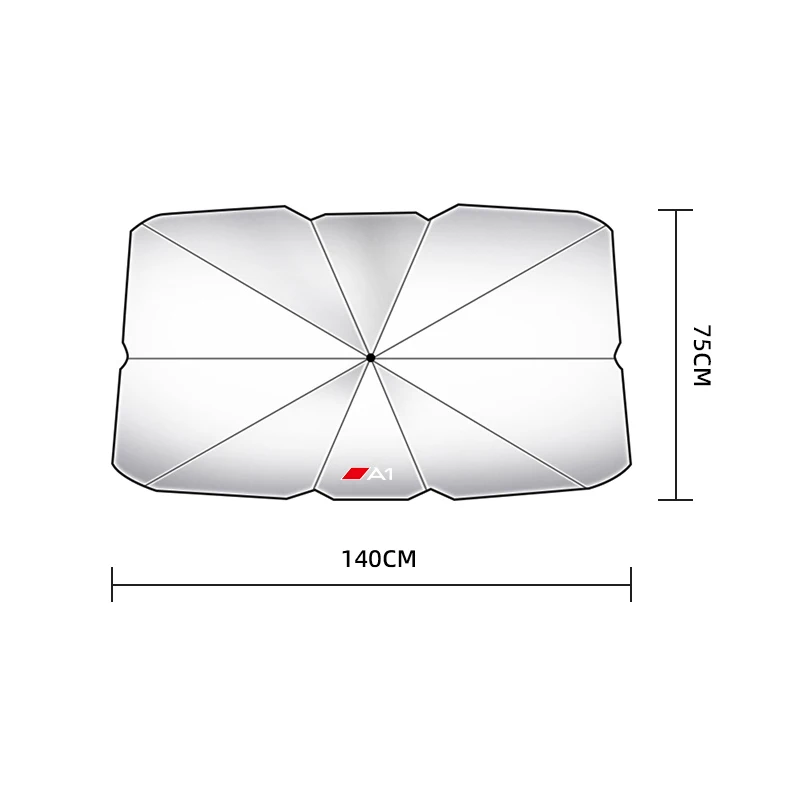 Premium Foldable Windshield Sun Shade Umbrella