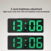 New Digital LED Desk Alarm Clock USB Snooze Night Temperature Mode Bedside Electronic Table Date Display Home Decor Large Screen 3