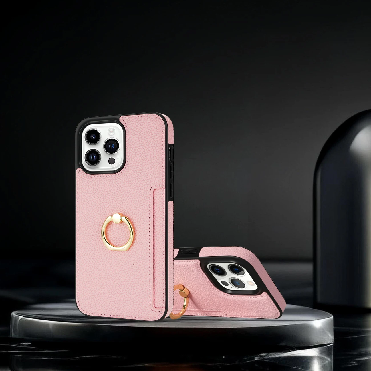 

Чехол-портмоне для IPhone 15, 14, 13, 12, 11, Pro Max XS, XR, X, 7, 8 Plus, SE, 2022, личи, кожаный чехол