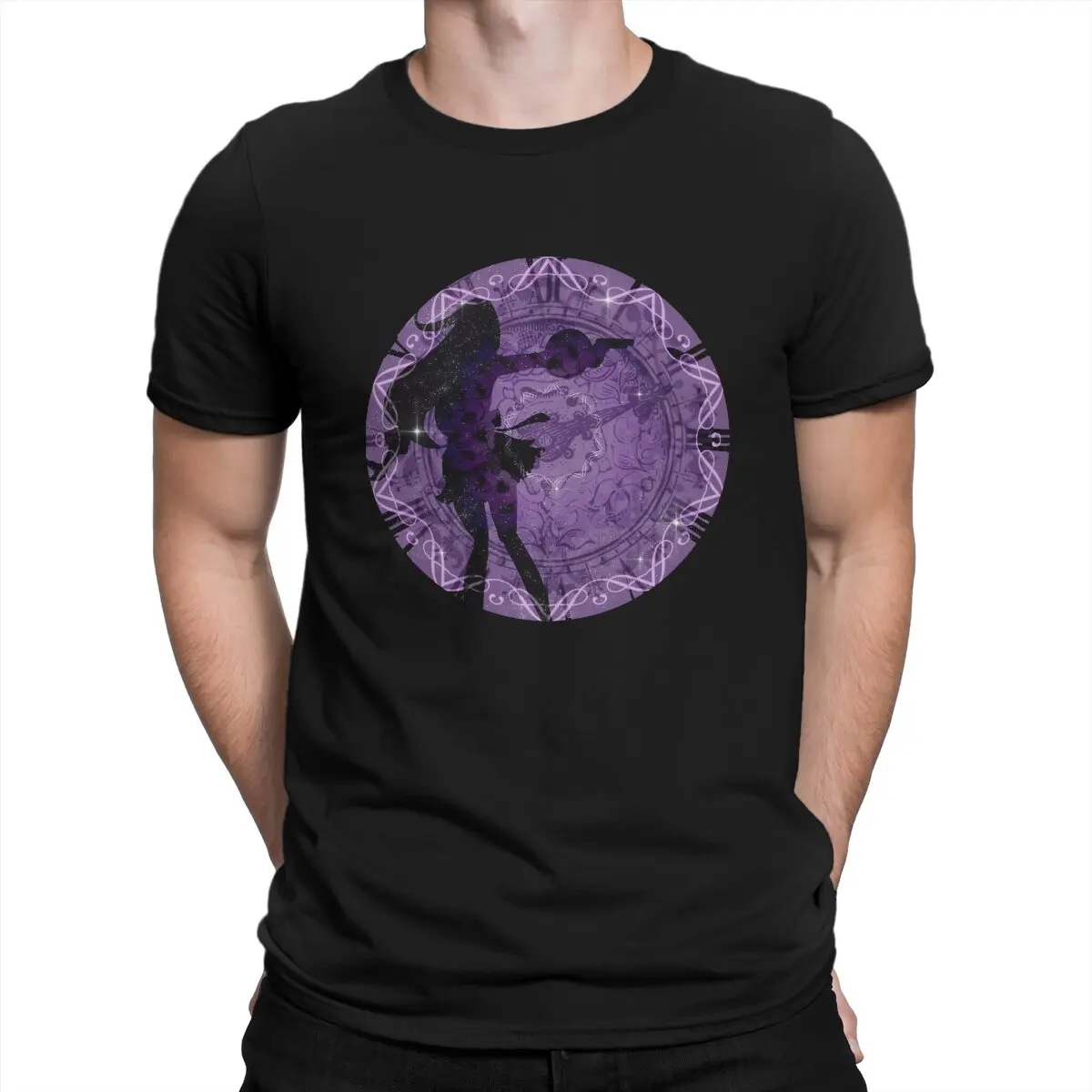 

Мужская футболка Homura из аниме Puella Magi Madoka Magica, футболка с круглым вырезом и коротким рукавом, забавные высококачественные подарки на день рождения