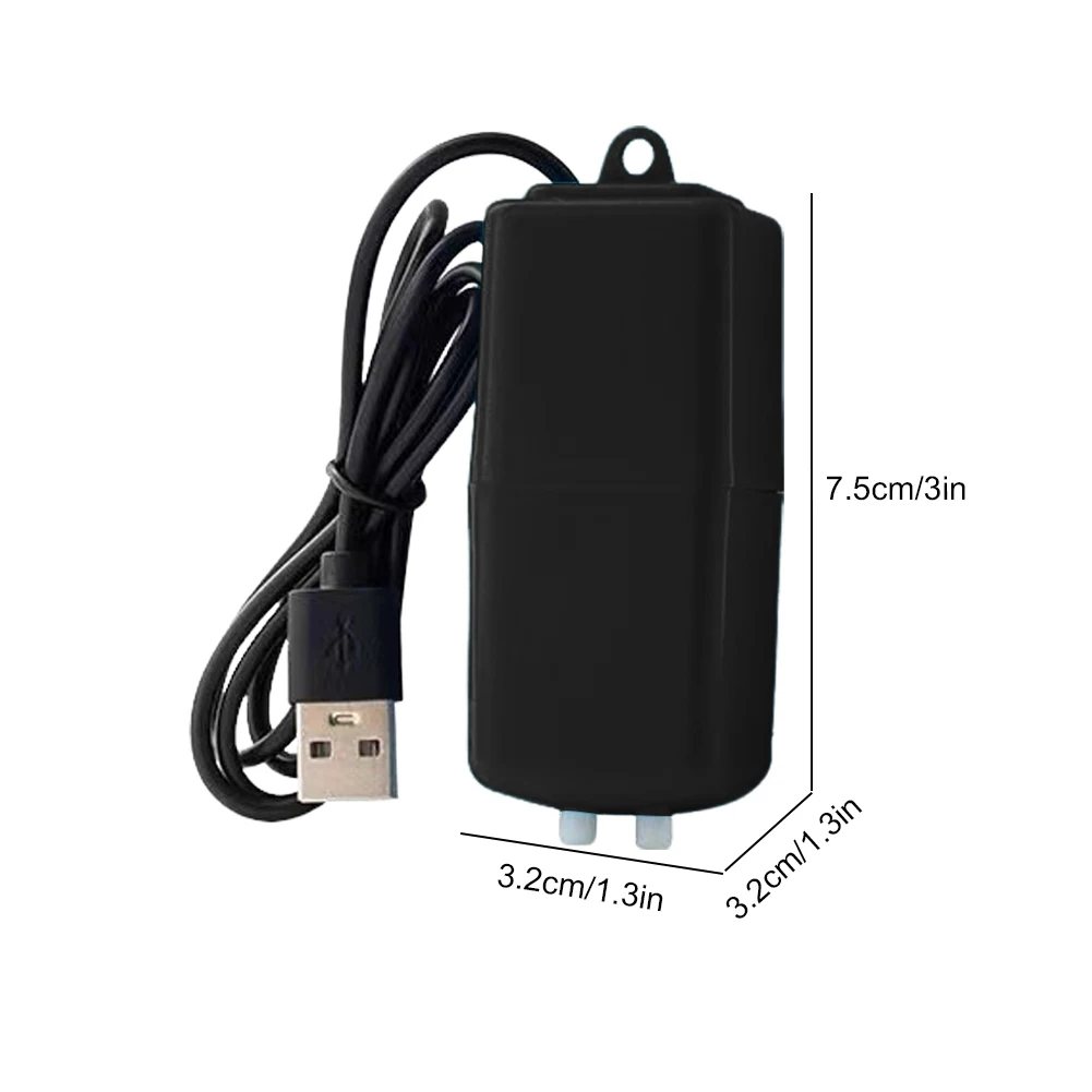Portable Mini Small Oxygenator USB Small Oxygenator Fish Tank Silent Air Compressor Aerator Portable Fish Tank Accessories 5