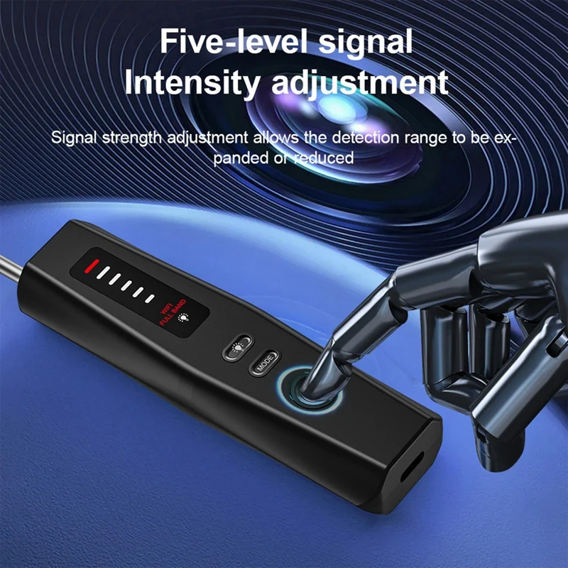 Detector Anti- Car GPS Tracker Listening Device Bug RF Wireless All Signal Scanner Security Protection 3
