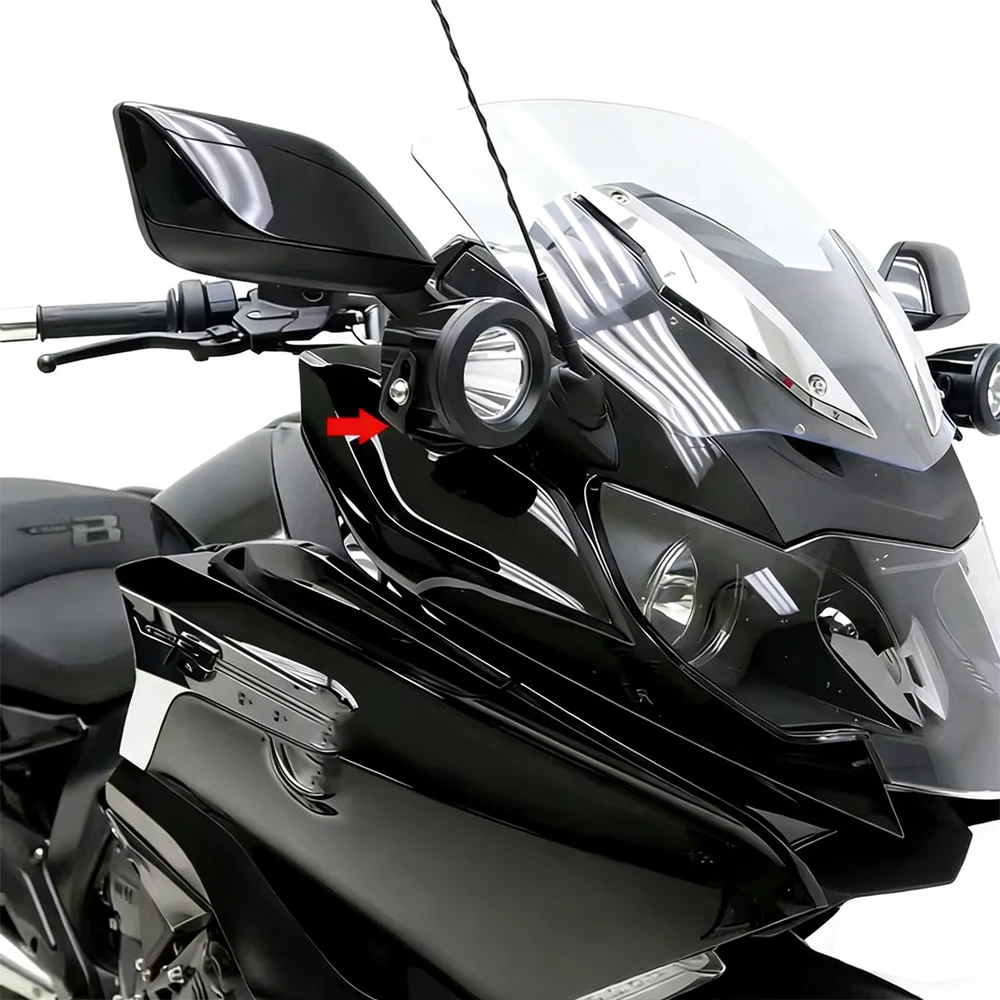 K1600GT/GTL K1600B 2018-2025 액세서리 오토바이 라이드라이트 브래킷 보조 라이트 홀더 지원용 K 1600gt k1600b 라이트 홀더 지원