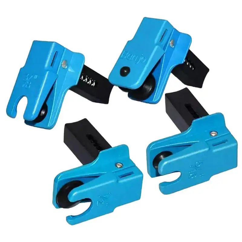 Brake Line Stopper Set - 4Pcs Anti-Leak Clamps For 1/2, 3/8, 5/16 Lines | Plastic, Rubber & Metal Plugs