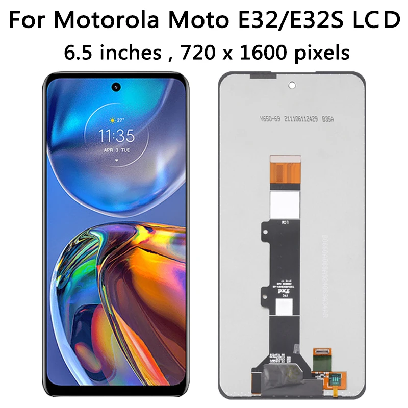 6.5''Screen For Motorola Moto E32 LCD Display Touch Screen