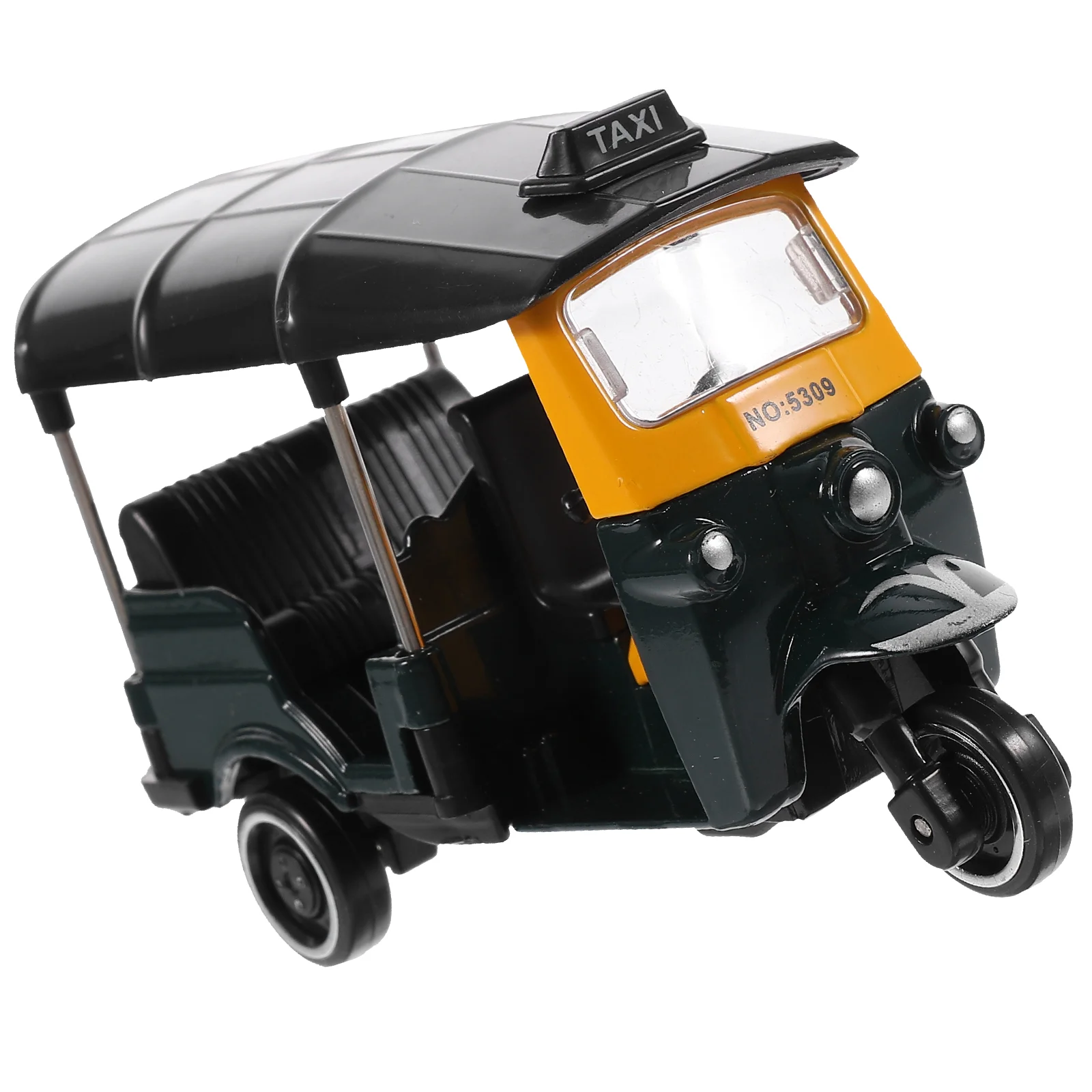 

Thai Tricycle Model Toy Simulation Cabinet Decoration Cabinet Decoration Car Figurine Children Vehicle Toy Modeling Desktop