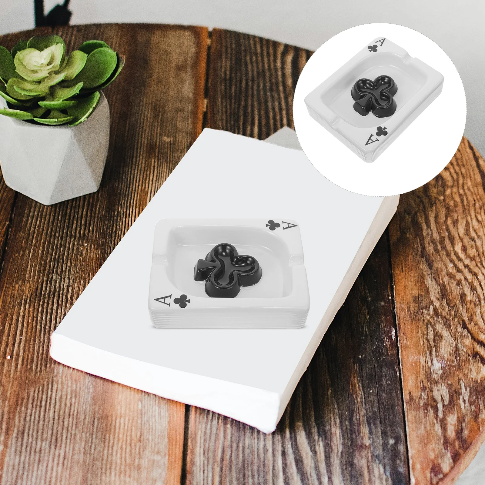 

Ashtray Tabletop Ash Tray Ash Holder Creative Ashtray Poker Ashtray