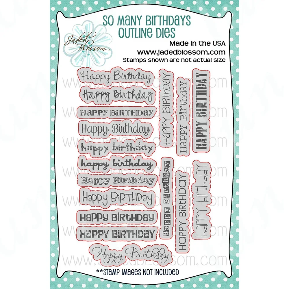 Stickers Scrapbooking Supplies Embossing Stamps Birthday Words Outline Die Cutting Dies and Clear Stamps Medicine Molds Scrapbooking Supplies Embossing Paper Cards Template