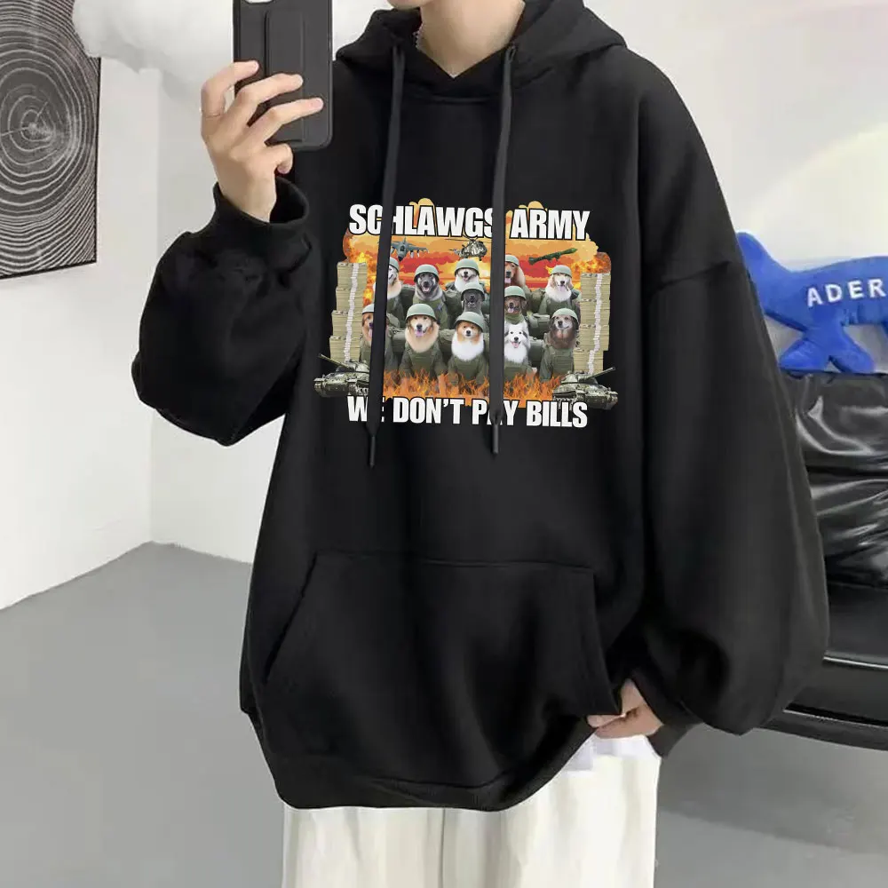 

We Don't Pay Bills Funny Meme Hoodie Fashion Creativity Sweatshirt Men Women Loose Hoodies Casual Long Sleeve Hoodies Streetwear