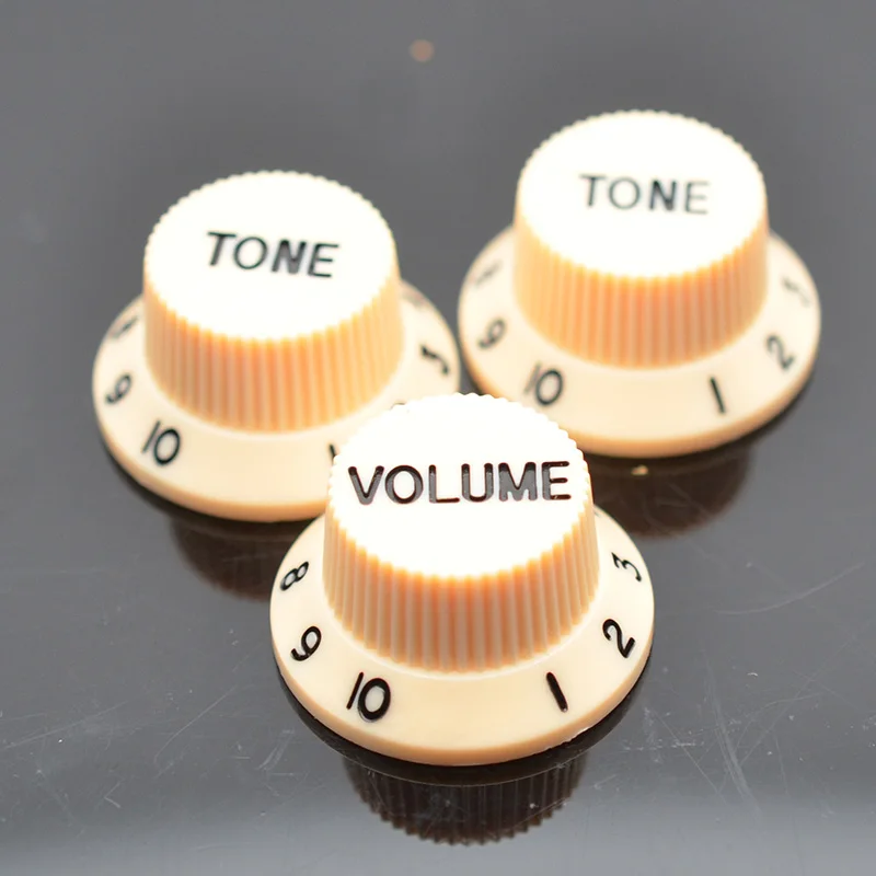 

Guitar Speed Control Knobs 1 Volume 2 Tone for Stratocaster ST SQ Electric Guitars Parts Accessories