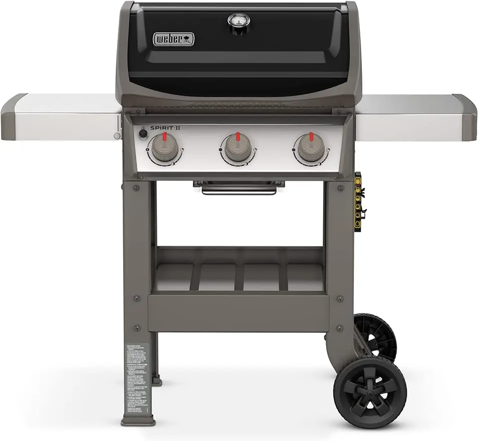 

Weber Spirit II E-310 3-Burner Liquid Propane Grill, Black