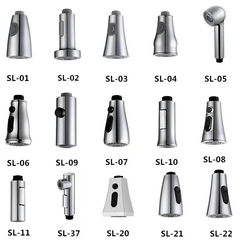 Pull Out Sink Sprayer Head Replacement Kitchen Faucet Spray Head Nozzle