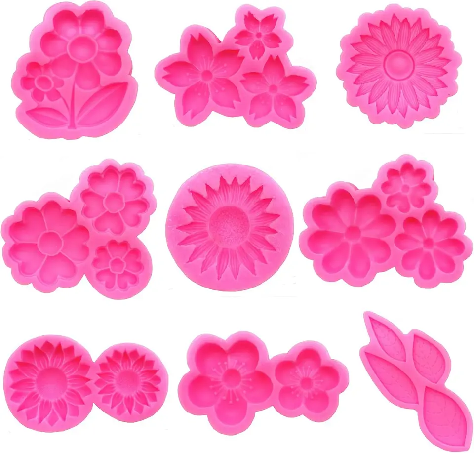 Tappetino Stampo In Silicone A Forma Di Fiore Per Torte – 39x28,5 Cm, Alimentare, Riutilizzabile - 2