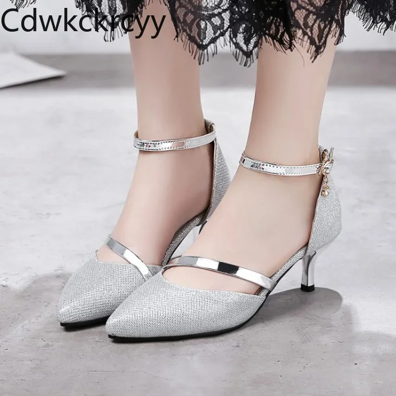 

Женские туфли на высоком каблуке, с острым носком, размеры 34-46