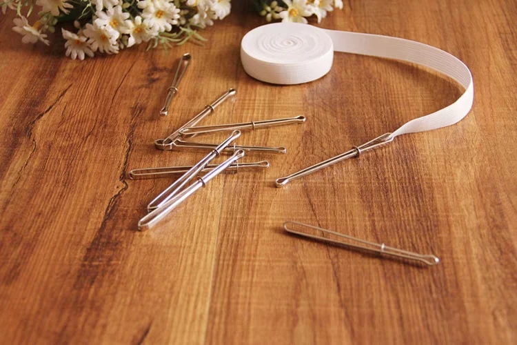 Sewing Tweezers 2pcs/lot Threader elastic band clamp tweezers Garment Clips DIY tools Tape punch Cross stitch