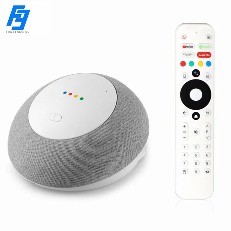 

Mecool HomePlus KA1 DVB Smart Speaker with Google Assistant 4K Android TV Box 2 in 1 4GB+32GB Amlogic S905X4 2.4G/5G WiFi