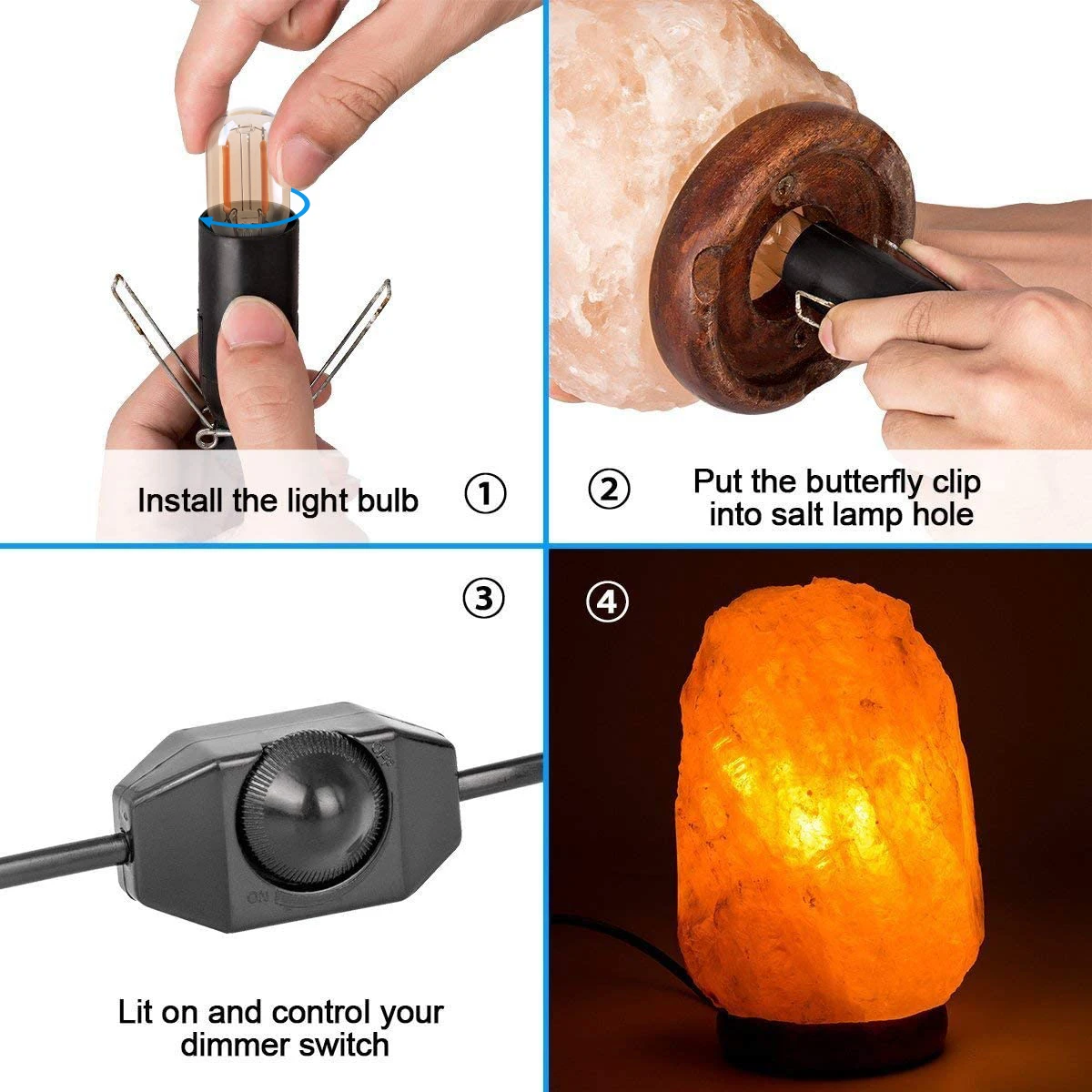 Lamp Holder Lamp Cord EU Plug E14 E27 Socket 1.8M Decorative With Switch Dimmer Electric Power Wire Cable