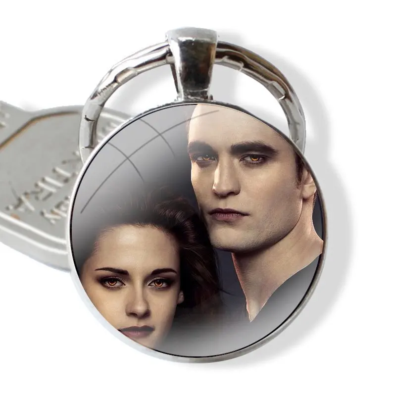 Twilight Breaking Dawn Edward Head Shot Lucite Key Chain