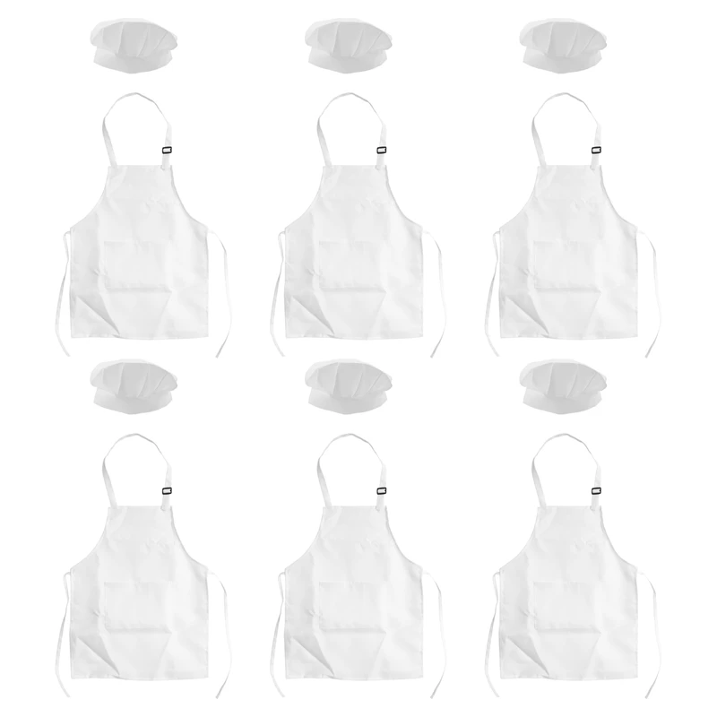 Set grembiule e cappello da chef per bambini, grembiule regolabile per ragazzi e ragazze, per cucinare e cuocere al forno, grigio chiaro