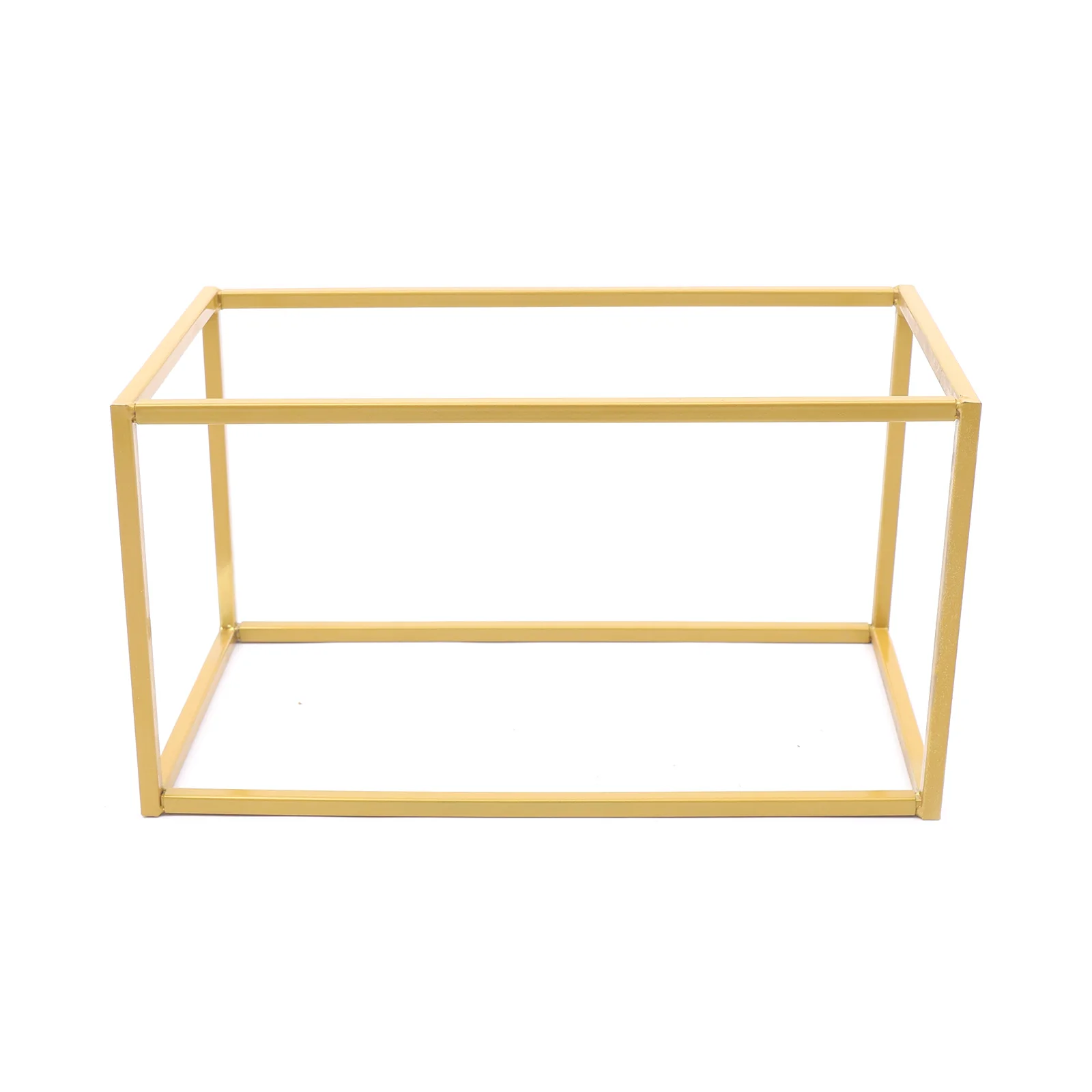 2Pcs Flower Floor Stand Metal Column Floral Stand Flower Vase Display Rack Wedding Party Dinner Centerpiece 22*22*40 cm