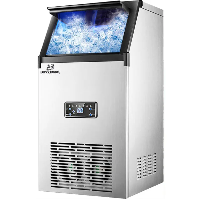 fish tank 25w 300w heating rod red parrot non explosive glass digital display turtle aquarium automatic thermostat gr 70kg Automatic Ice Maker SK-60FA Commercial for Bar Coffee Milk Tea Ice Cube Making Machine 110/220V 300W Freezing Appliances