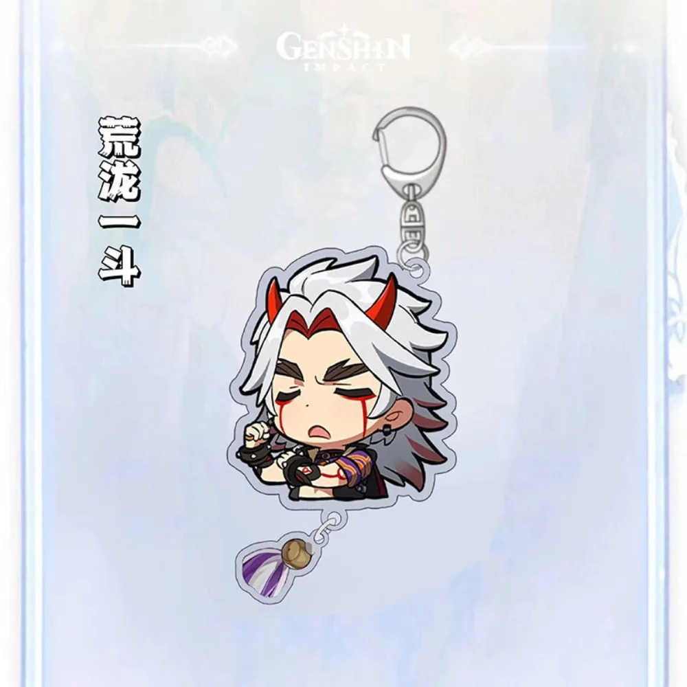Anime Character Keychain Pendant and Badge - Game Impact Collection