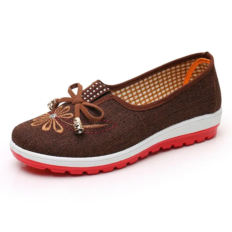 Women casual spring summer slip on loafers lady cute comfortable soft flat shoes leisure shoes Cresfimix a2386