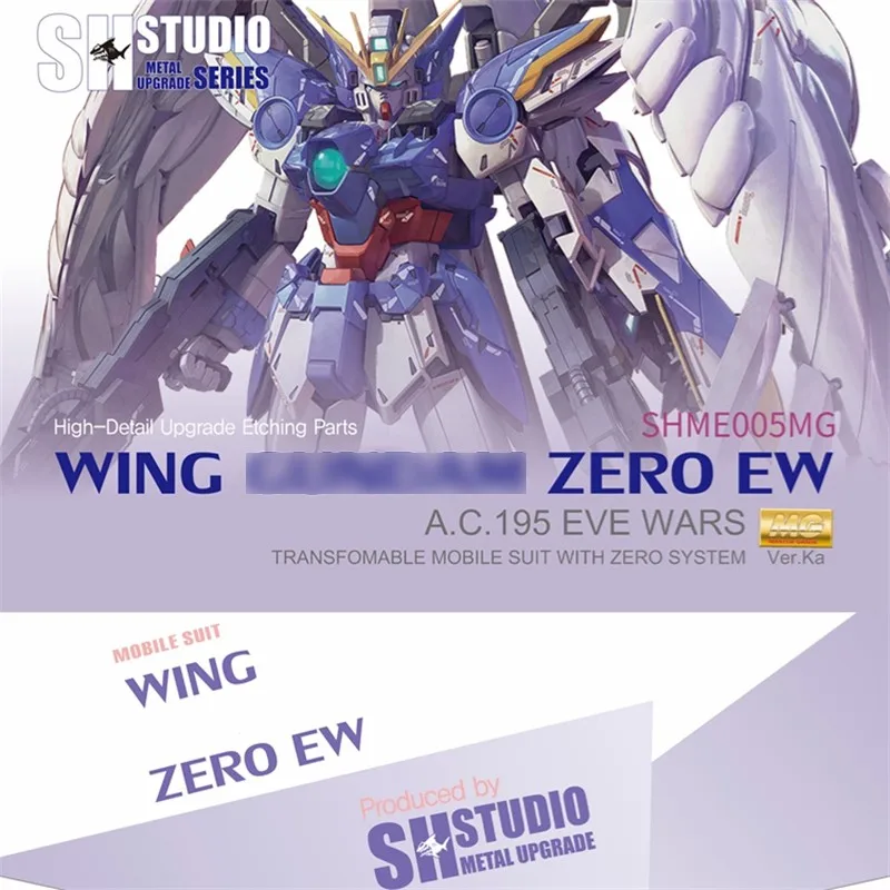 

SH Studio Metal Etching Detail-up Parts For 1/100 MG Wing ZERO EW Ver.Ka Mobile Suit Modification Model Toys Metal Accessories