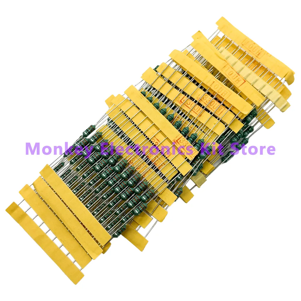 Inductor Assortment Kit 1Set 200PCS 1UH-4.7MH 20values DIP Inductance Color Ring