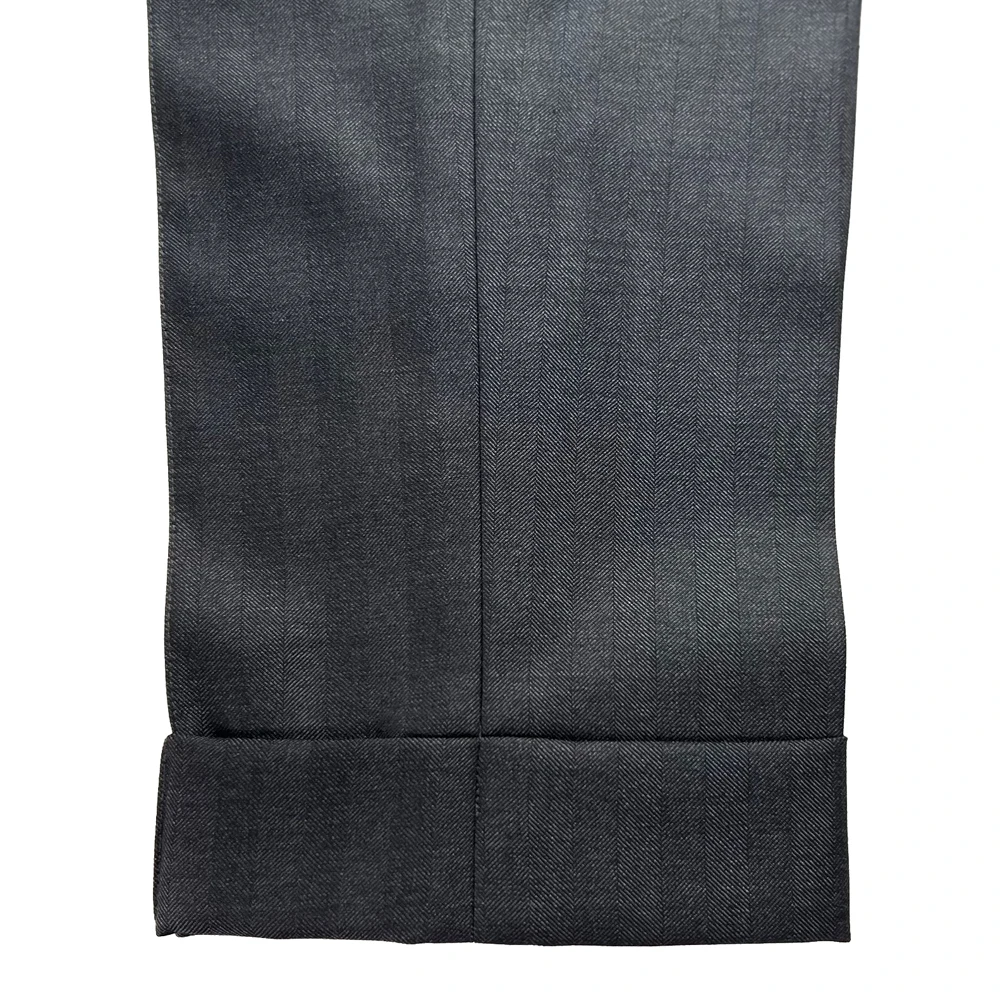 Italian Style Tailored Gurkha Pants Tailored Men Trousers Slim High Rise Neapolitan Trousers Extended Tab Reinforced Front Seam