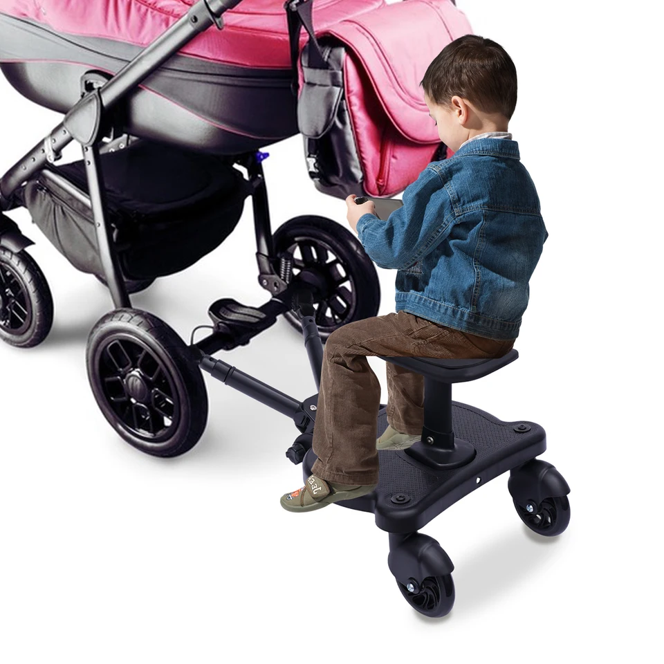 Universal Child Stroller Board with Detachable Seat