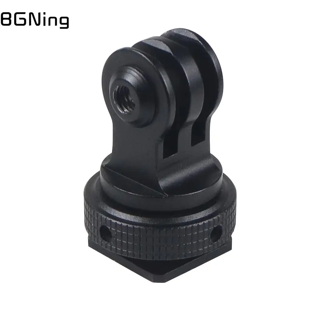360 Swivel Cold Shoe Base Tripod Adapter Mount for GoPro 13 12 11 for DJI Osmo Action 4 3 Sports Camera Cage Monitor LED Bracket
