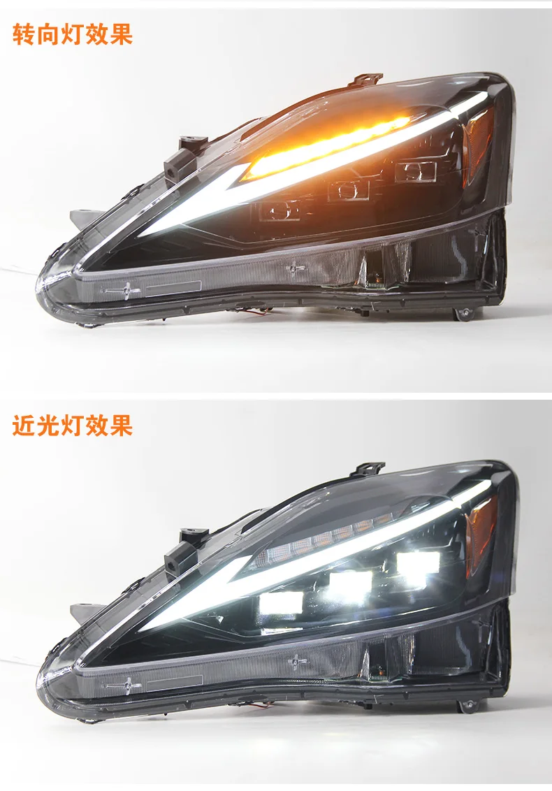 

2pcs,LED headlight for Lexus IS300 IS250 headlight 2006~2012y,is250 bumper light daytime lamp DRL car accessories IS300 IS250