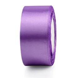 Elegant Red Satin Ribbon for Gift Packaging and Crafting (PURPLE)