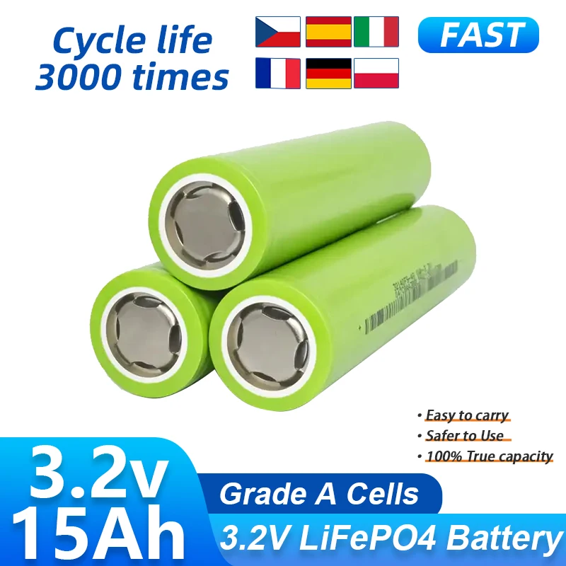 BrandNewLargecapacityLifepo4BatteryForklifttruckCampPhotovoltaicenergystorage3.2v15ah20ah32140ahLithiumBattery