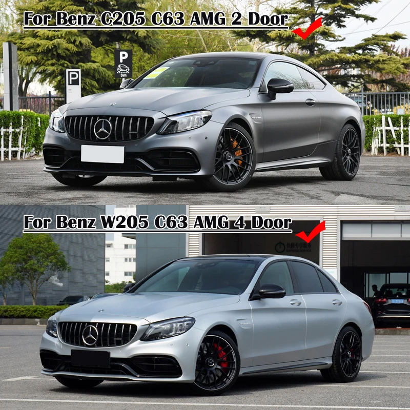 メルセデスベンツW205 C63 AMG PSM 2015-2017　リアウイングドレスアップカスタム カーボンファイバー鍛造レーシングサイドフェンダーベントスクープベンツ C クラス W205 C63 AMG C63s セダン C205 クーペ  2015 - 2021 カースタイリング