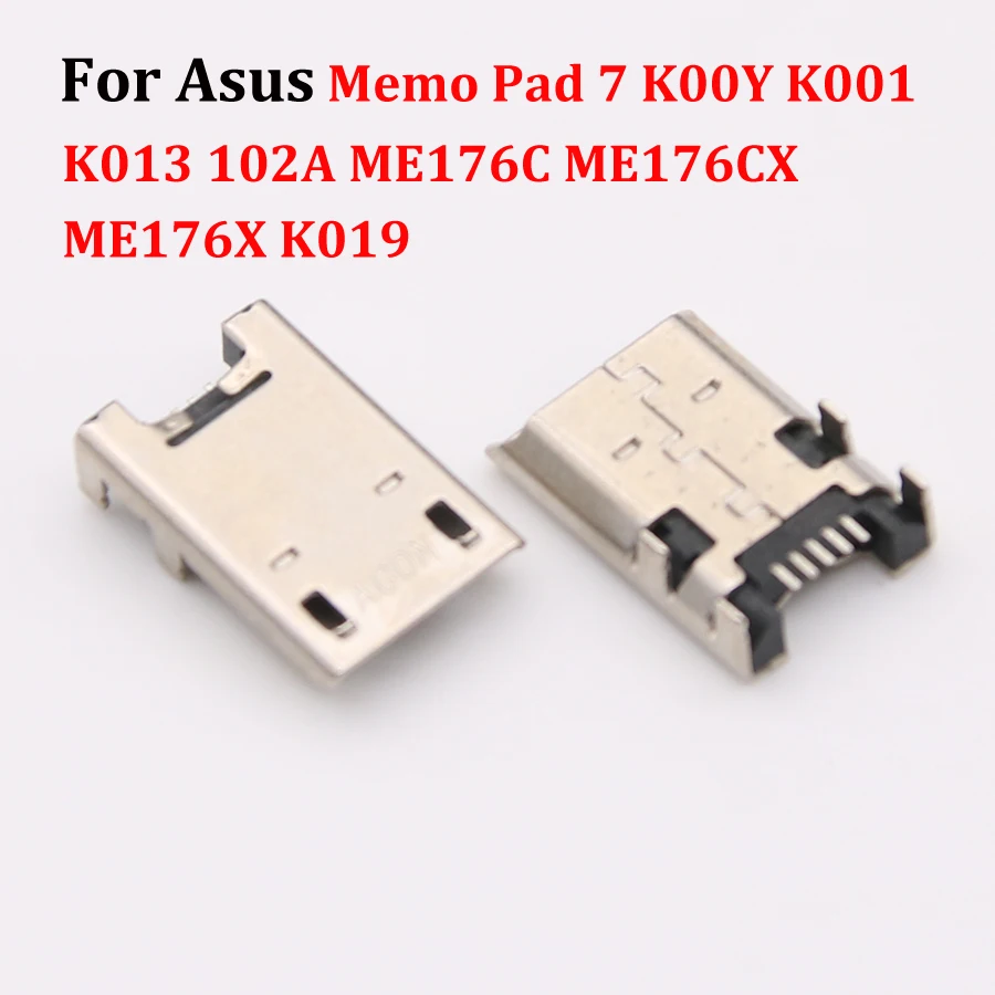 

5-10Pcs Charging Dock Port USB Charger Connector Socket Plug For Asus Memo Pad 7 K00Y K001 K013 102A ME176C ME176CX ME176X K019