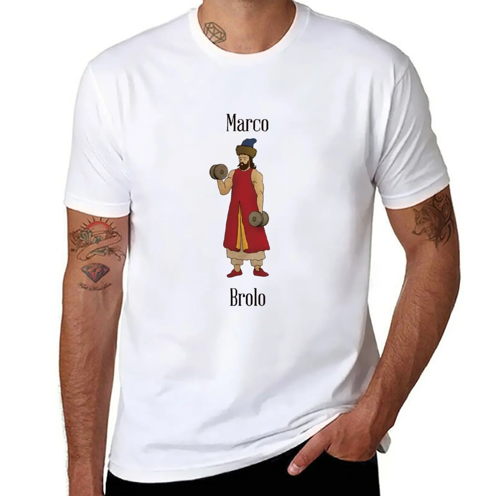 

Marco Brolo T-Shirt animal prinfor boys quick drying designer t shirt men