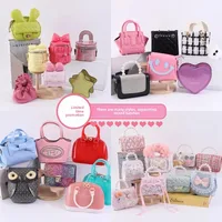 Spring Summer 2025 Fashion Casual Children's Mini Candy Jelly Handbag Crossbody Multicolor Single Shoulder Bag for Kids