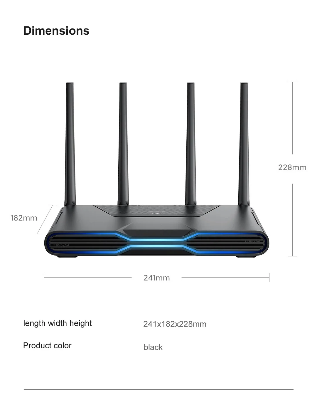 2022 New Original Xiaomi Redmi AX5400 Gaming Router WiFi6 Mesh 2.5G 5400Mbs VPN 160MHz 4K QAM 512MB Repeater External Amplifier