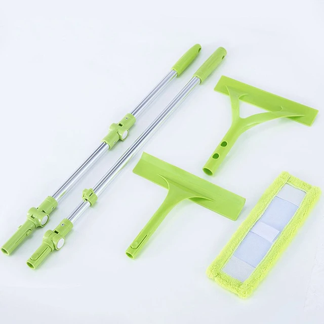 Telescopic Window Cleaning Glass Cleaner Brush  Cleaning Tools Home Window  - Glass - Aliexpress