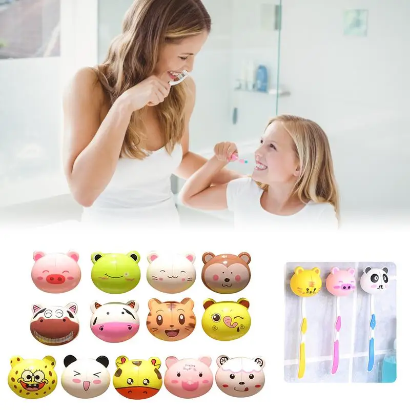 creative-cartoon-cute-animal-Toothbrush-Holders-Flexible-Durable ...