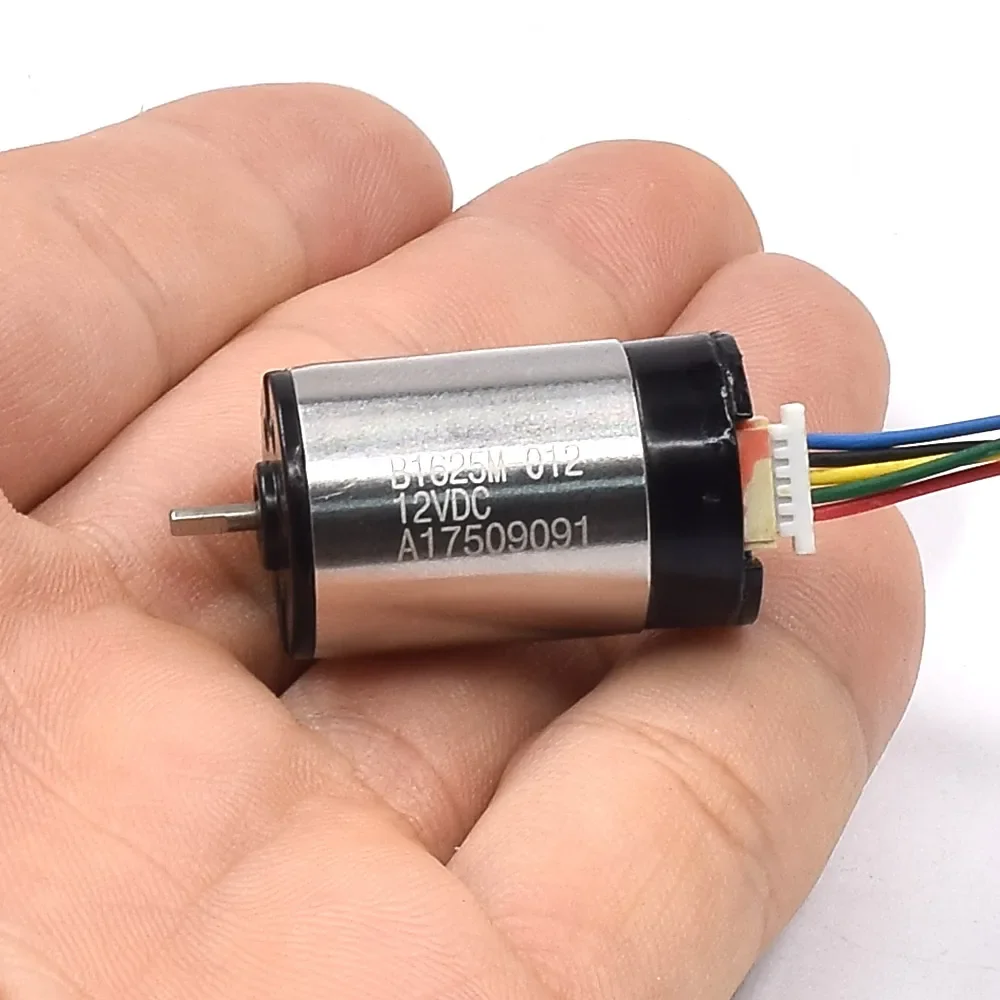 Mini moteur sans balais BL1625 16mm DC 5V-12V 20300 tr/min avec pilote intégré