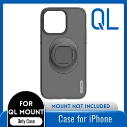 Shockproof Quad Bike Phone Case with Quick Lock Mount - iPhone 13 Mini (Black)