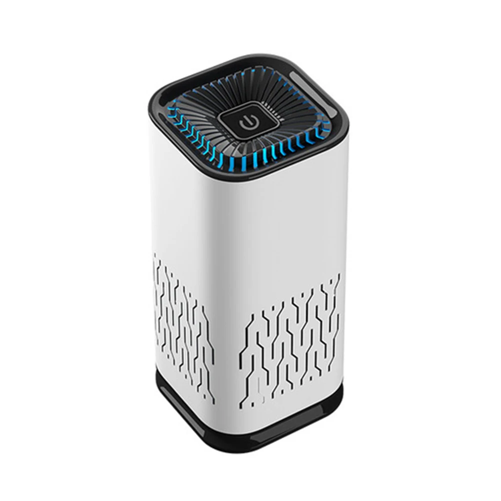 Portable USB Negative Ion Air Purifier with HEPA Filter Odor Eliminator Remover